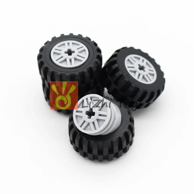 Блоки Technic запчасти 55982 + 30391 колеса шины 30 4X14 развивающие игрушки машины оптом