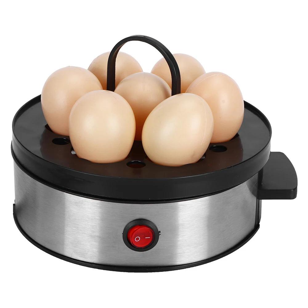 350W Eu Plug Egg Steamer Stainless Steel Egg Cooker Breakfast Machine Dormitory Household Eggs Boiler Omelette Cooking Tools_voghion.com