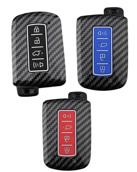 

Carbon Fiber Shell ABS silicone Car Key Cover case For Toyota Camry Corolla Avalon Rav4 Land Cruiser Car Remote Key