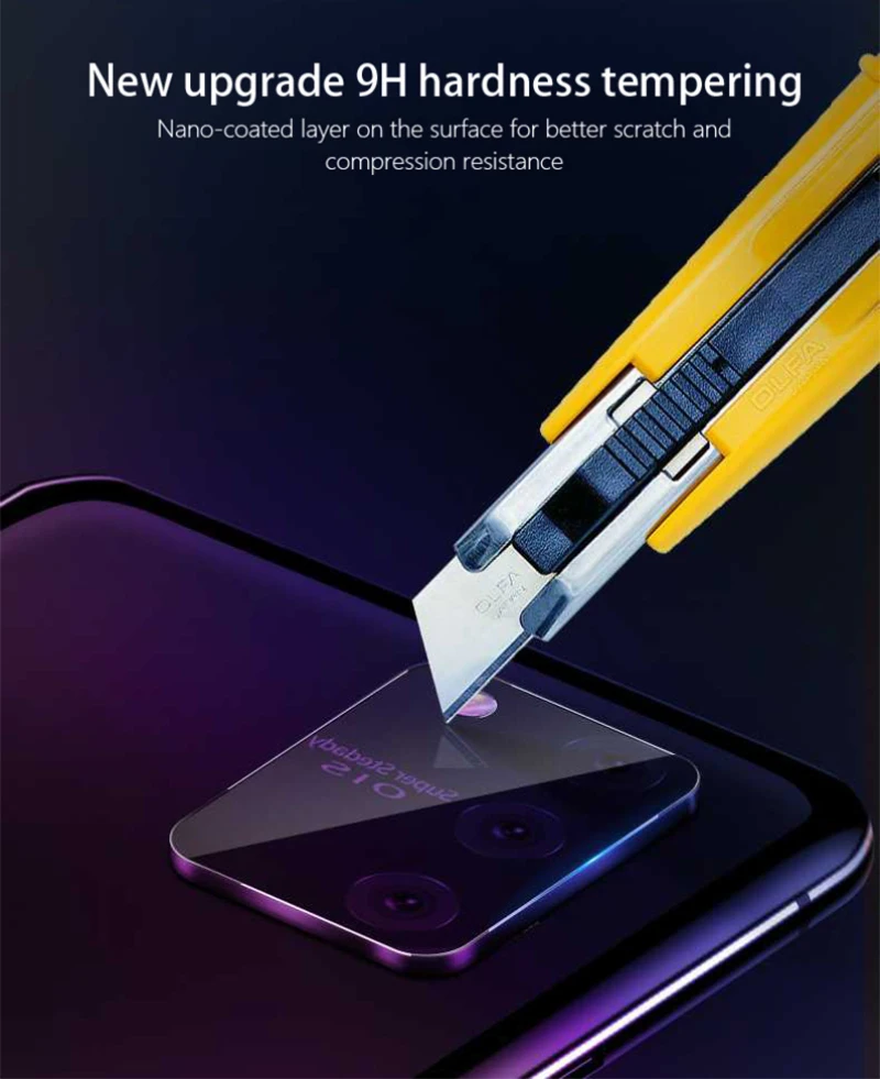 9H Hardness Camera Lens Tempered Glass Anti-scratch Shatter-proof Film Screen Protector For Samsung S10/S10 Plus/S10 Lite