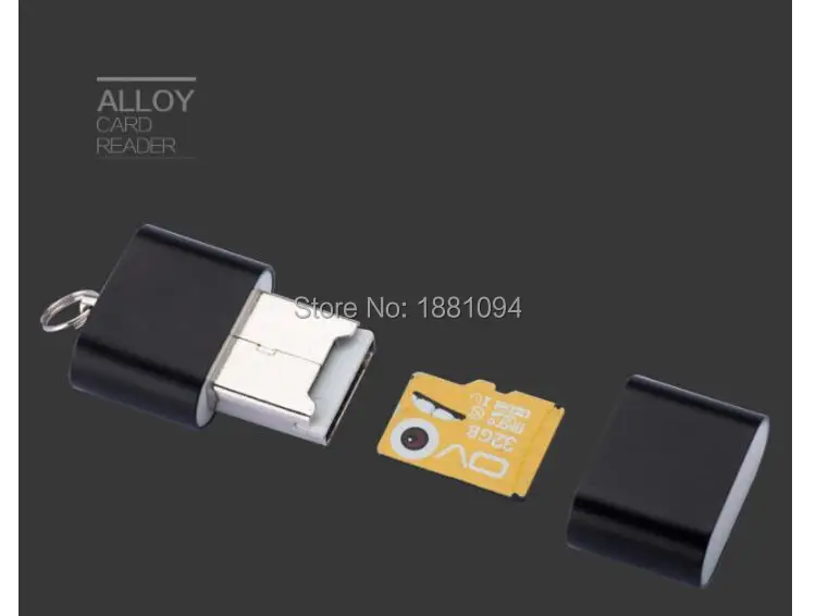 500 шт/партия портативный мини USB 2,0 Micro SD TF T-Flash адаптер флэш-накопитель флэш-память SD