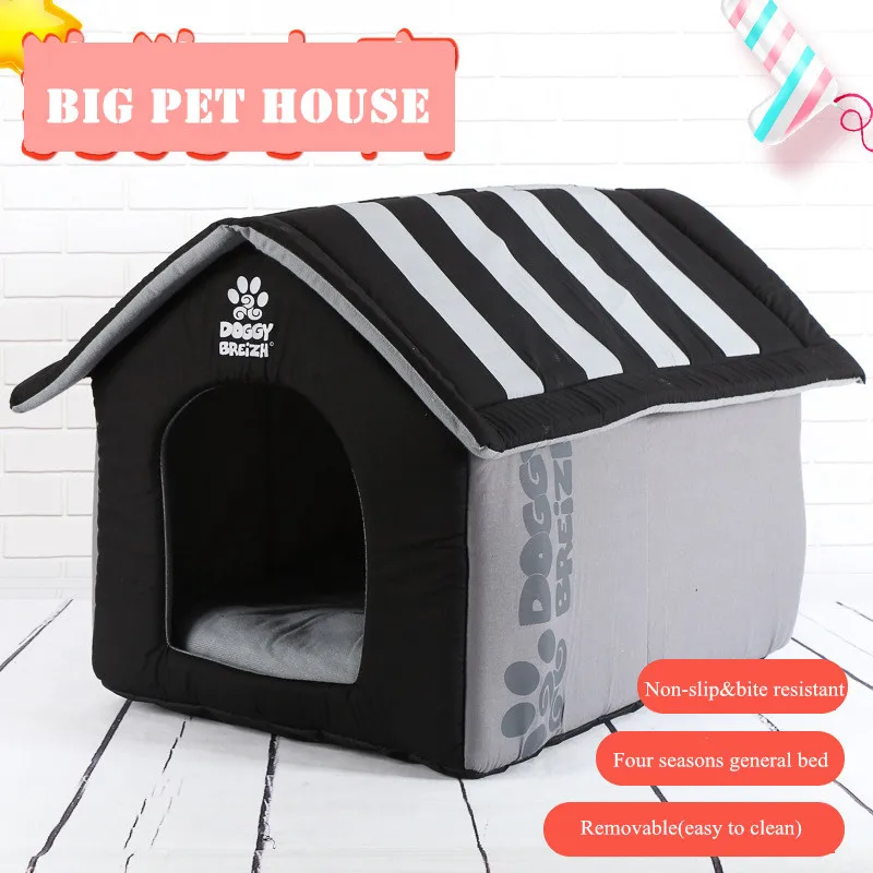 

Foldable Dog House Kennel Big Size Dog Bed Mat For Small Medium Dog Warm Cat Nest Pet Basket Puppy Cave Bed Teddy Chihuahua Sofa
