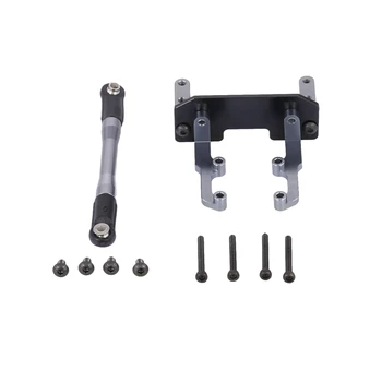 

Metal Axle Servo Base Stand with Steering Link Rod For 1/10 RC Crawler Axial SCX10 II 90046 AR44 Axle
