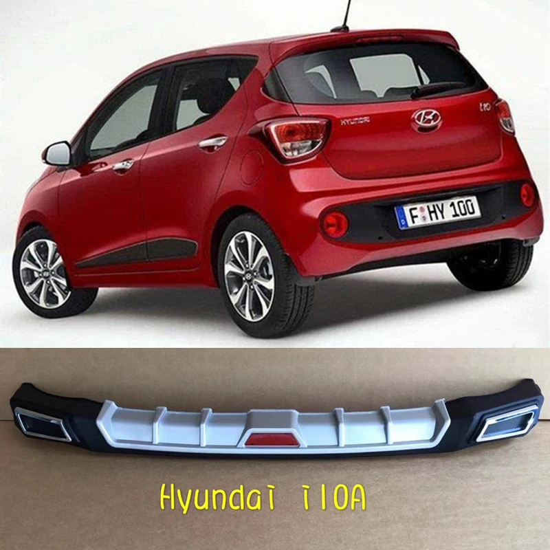 Для Hyundai I10 ABS защита для заднего бампера комплект кузова задний спойлер передней