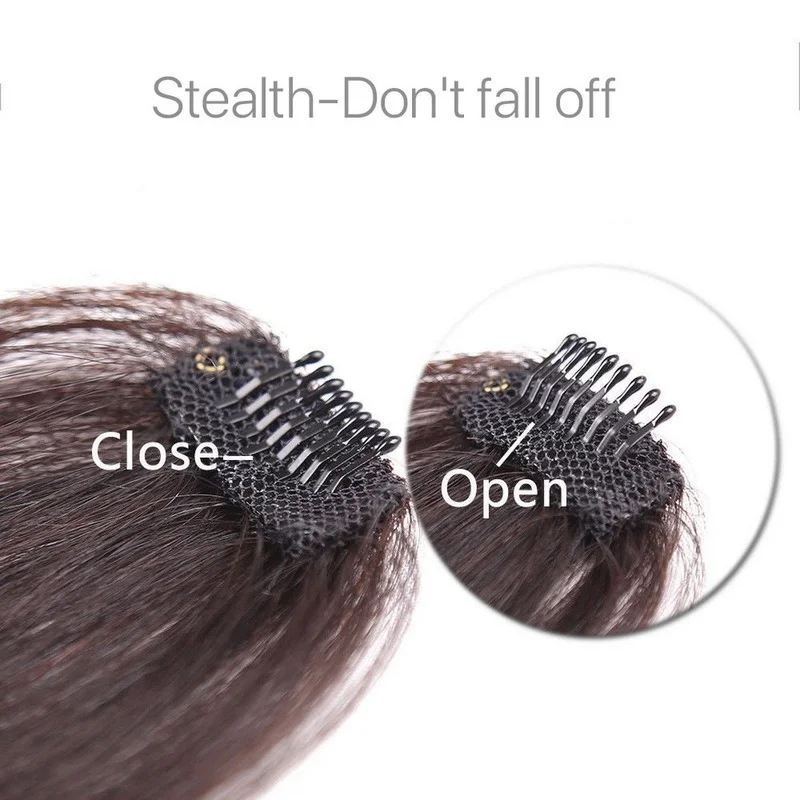 MISSQUEEN 4 цвета клип в волосы челка шиньон синтетический имитация челок волос кусок клип в наращивание волос
