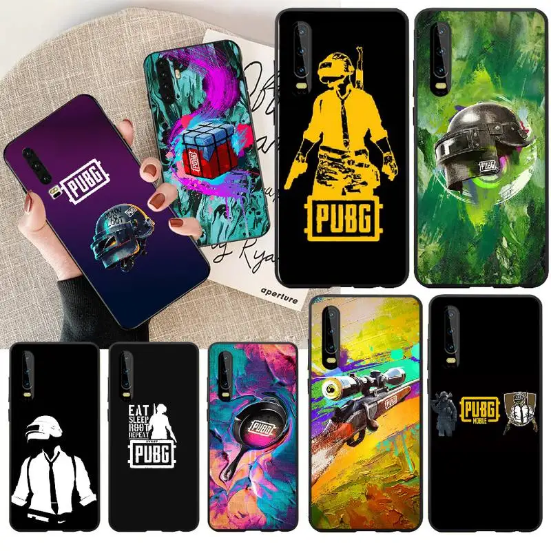 PENGHUWAN PUBG Airdrop 98K новое поступление черный чехол для мобильного телефона Huawei Y5 Y6 Y7 Y9