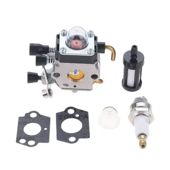 

DRELD Carburetor + Gasket Primer Fuel Filter Spark Plug fit for STIHL FS75 FS80 FS85 FC75 FC85 HL75 HT70 HT75 SP85 KM80 Trimmer
