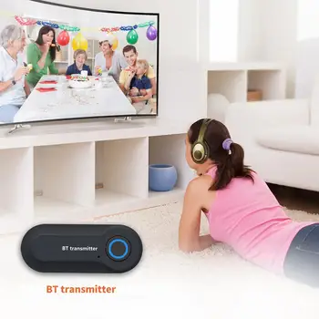 

SALE Bluetooth Transmitter For Tv Wireless Audio Adapter 3.5mm To Pair Bluetooth Headphones/speakers Wholesale Dropshipping CSV
