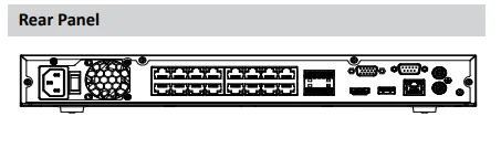  Dahua NVR 16 canales 32 canales 1U 16 puertos PoE 4K NVR H.265 Pro grabadora de vídeo de red Smart 