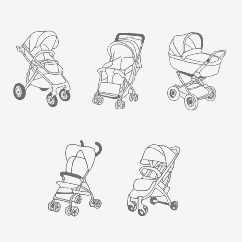 Summer Stroller Cooling Pad 3D Air Mesh Breathable Pushchair Mat Mattress Baby Pram Seat Cover Cushion for Newborn 73x33cm