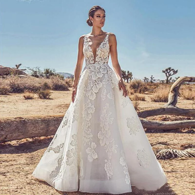 robe-de-mairee-2020-new-summer-garden-backless-wedding-dresses-appliqued-3d-plunging-v-neck-a-line-bridal-gowns