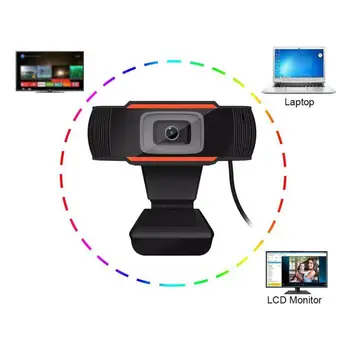 

1 Pcs Webcam 480/720/1080P Full Hd Web Camera Streaming Video Live Broadcast Camera With Stereo Digital Microphone
