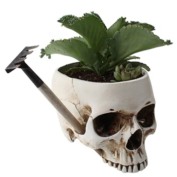 

1pc Plant Pot Succulent Resin Cactus Container Flower Pot Plant Pot for Cafe Home Restaurant Office