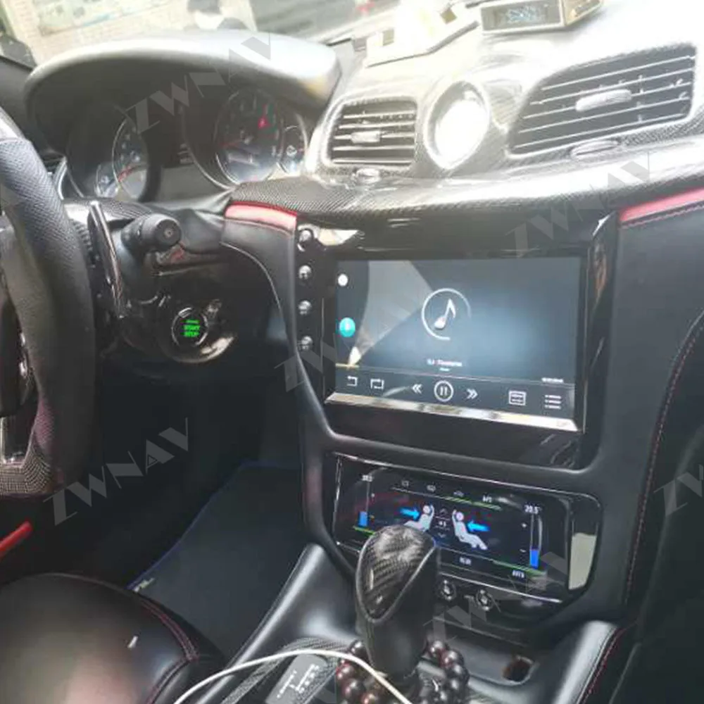 

ZWNAV For Maserati GT/GC GranTurismo Black or Carbon fiber 2007 - 2017 Multimedia Player Car Stereo GPS navigation Headunit