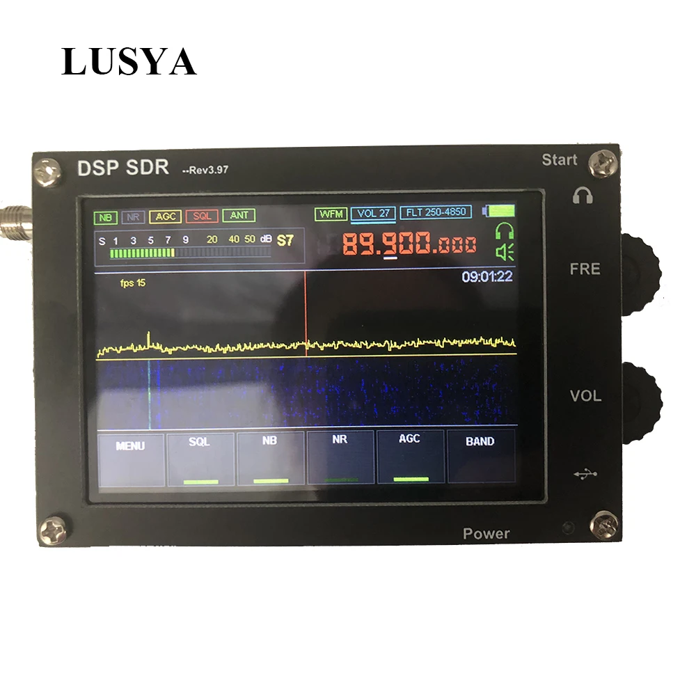 50Khz 200MHz может до 2GHz Малахитовый SDR радио Malahit DSP HAM приемопередатчик приемник + LCD