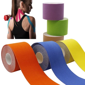 

Kinesiology Tape Athletic Recovery Elastic Tape Muscle Pain Relief Knee Pads Support for Gym Fitness Bandage Cinta Correr