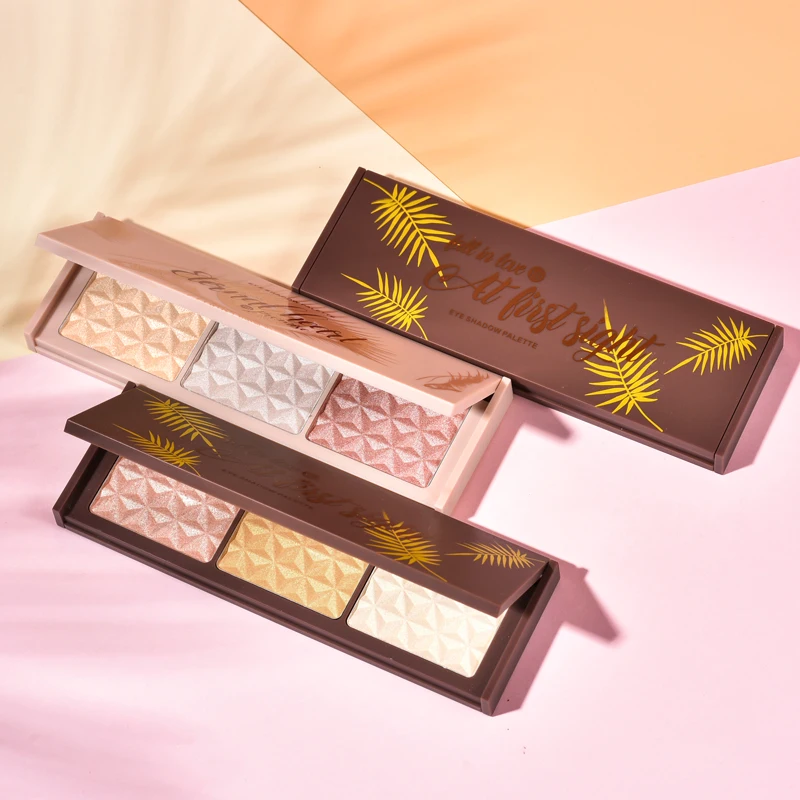 

Fairy Highlight Palette 3color Shimmer Face Contour Shinny Delicate Silky Touch Makeup Powder Brighten Skin Highlighter Bronzer