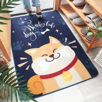 

2019 New Floor Mat Door Sole Dust Removal Foot Mat Cartoon Wear-Resistant Antiskid Waterproof Kitchen Bathroom Floor Carpet