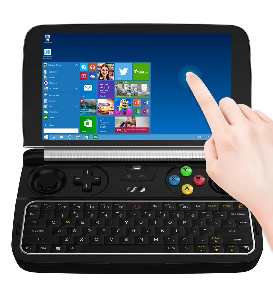 GPD WIN 2 геймпад планшетный ПК Intel m3-8100y четырехъядерный 6,0 дюймов 1280*720 Windows 10 8 ГБ/256 ГБ SSD геймпад игровой плеер