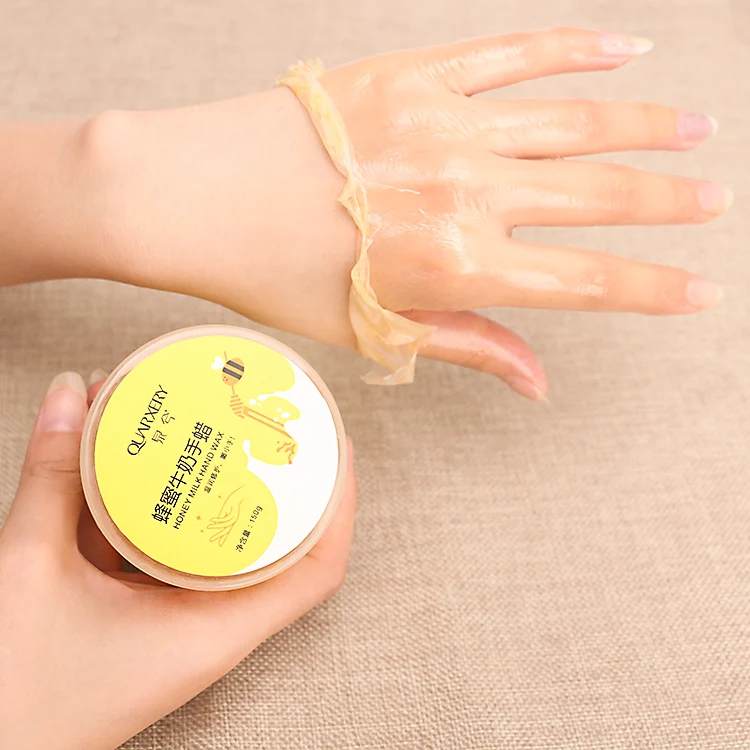 Quarxerty Super Moist skin Honey Extract and Milk Exfoliating Hand Wax for hand 4