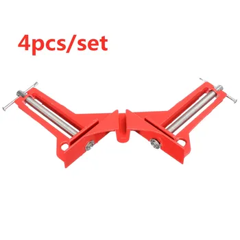 

4pcs/set Angle Clamps Alloy 90 Degree Right Angle Clamp Woodworking Fixing Tools For Frame Corner DIY Fixed Clamp Holder Tools