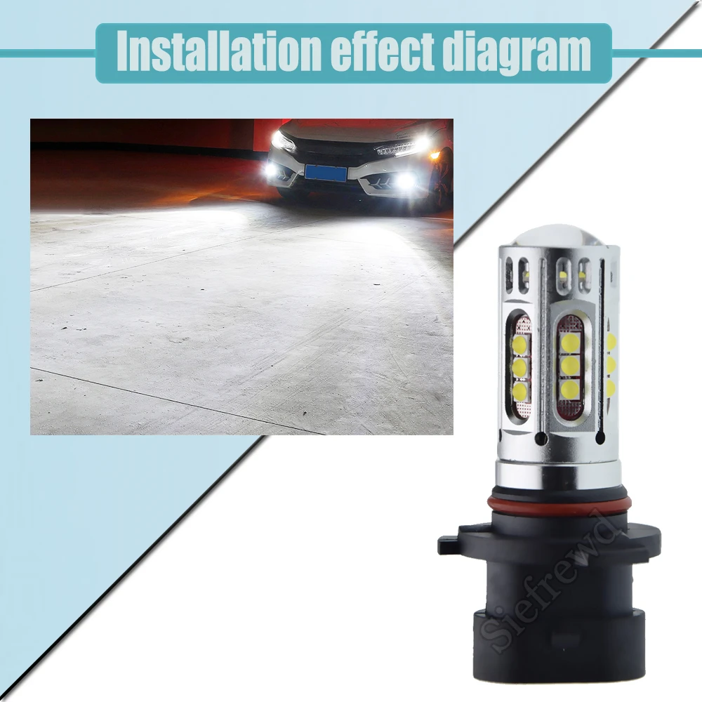 Pair 9005XS HB3A 9006XS HB4A 25SMD Car Auto Led HeadLight Bulb Head Light Fog Daytime Driving Lamps 12V 24V White 6000K