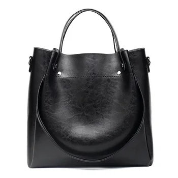 

Cow Leather Bag Ladies Genuine Leather Handbags Big Women Bags Large Vintage Female Office Shoulder Bags for women Tote C1279