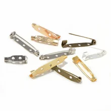 50 шт./лот, 15, 20, 25, 30, 35 мм, брошь, зажим, база, булавки, безопасные булавки, брошь, параметры, пустая база для изготовления ювелирных изделий своими руками