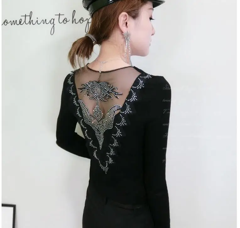 Алмазный Camisetas Mujer футболка Для женщин Стразы леди футболка Для женщин s футболки женские топ Vetement Femme в стиле «панк-рок»; одежда для детей;