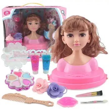

Children Doll Set Makeup Comb Hair Girl Toy Hairdressing Princess Dolls