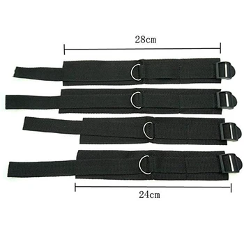 BDSM Bondage Restraint Fetish Slave Handcuffs Bondage Wrists Ankle Cuffs Adult Erotic Sex Toys For Woman Couples Games Products 6