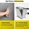 4 Hole Cement Spray Gun, Home Cement Mortar Spraying Machine, Portable Pneumatic Tool Sand Gun Machine Mortar Grouting Machine 4
