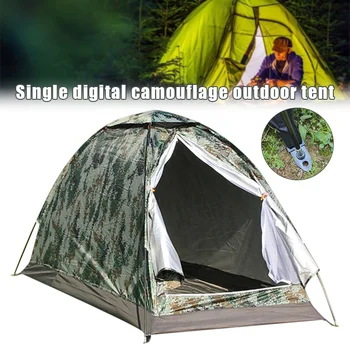 

Portable Single Camouflage Camping Tent Outdoor Travel Fishing Hiking YA88