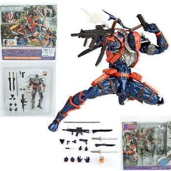 

Revoltech Series NO.011 Anime Batman Deathstroke Action Figure Model Toys Doll For Gift