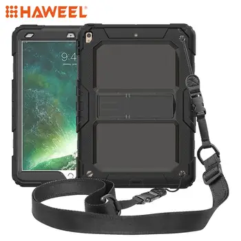 

Haweel Protective Case for New iPad Air 2019 10.5 inch Shockproof PC + Silica Gel Smart Cover Auto Sleep with Holder & Shoulder