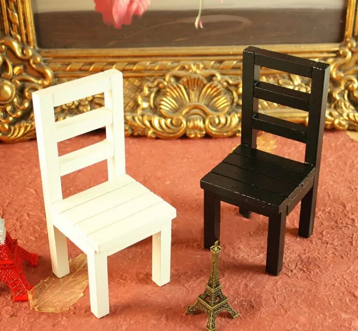 Креативный деревянный стул Деревянные Ремесла креативный Маленький дисплей Детские фотографии реквизит деревянные аксессуары