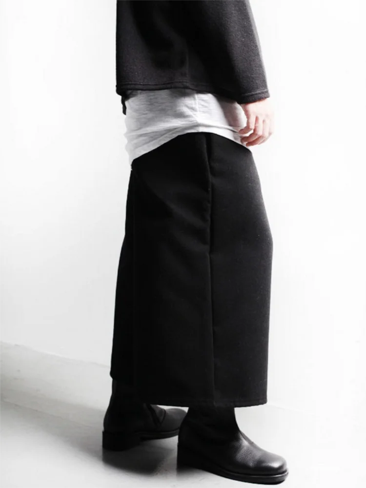 Men's Wide-Leg Pants Spring And Autumn New Classic Dark Fashion Trend Casual Versatile Loose Oversized Pants