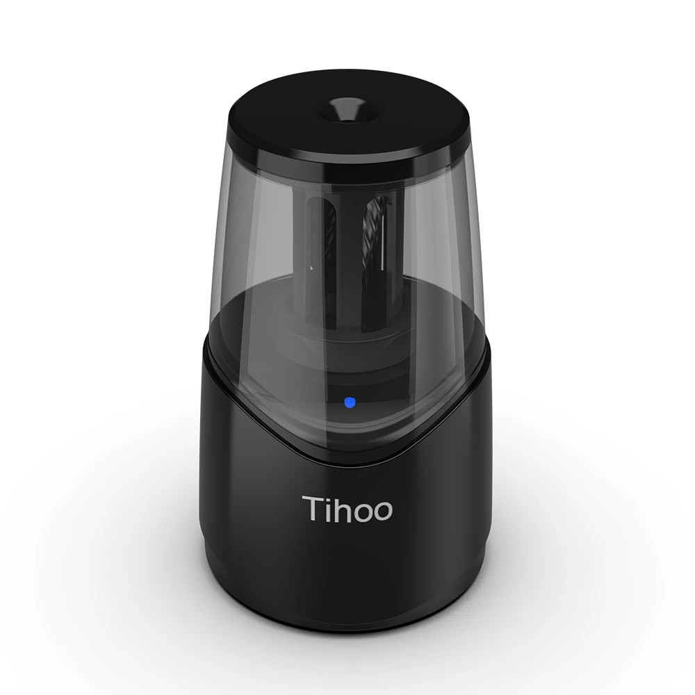 

TC8010 Two 2 Colors Of Tihoo Electric Pencil Sharpener Use For 2 Hours Charing 300 Times Sharpening Save Time And Fast