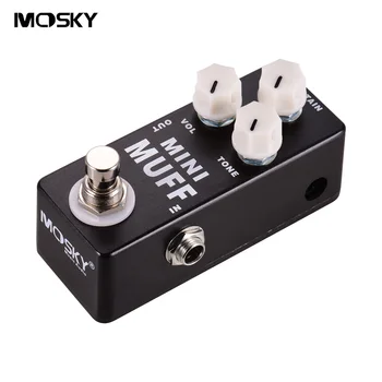 

MOSKY MINI MUFF Guitar Effect Pedal Electric Guitar Distortion Fuzz Effect Pedal Full Metal Shell True Bypass Guitar Accessories