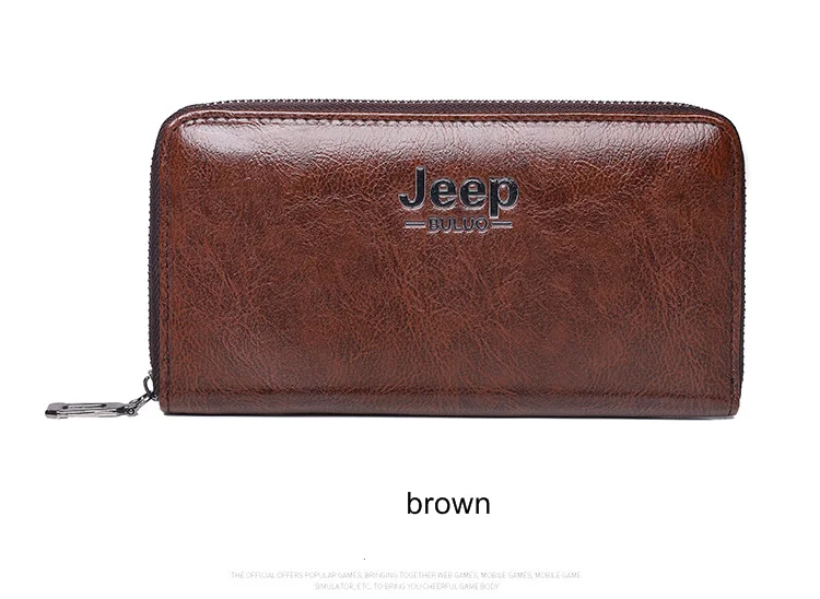 Male hand bag new men long purse single zipper pu handbag large capacity recreation mobile phone bag