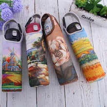 Неопреновый держатель для бутылки с водой 400-600 мл, чехол-изолятор