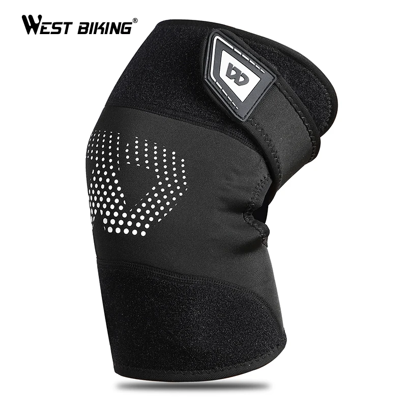 WEST BIKING, 1 шт., эластичные наколенники, компрессионные защитные наколенники, для бега, велоспорта, спорта, наколенники, поддержка фитнеса, фиксатор, защита