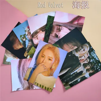 

KPOP RED VELVET Irene Wendy Joy SeulGi Yeri New Album Psycho Photo Poster photo painting atiny collection card displaying