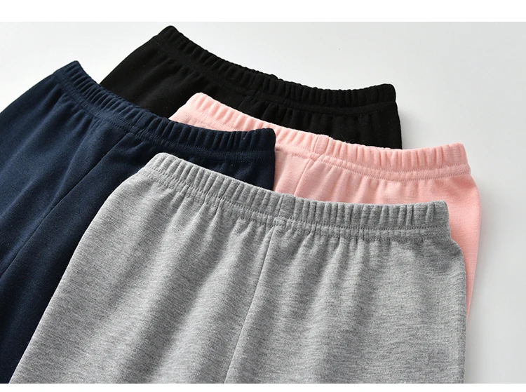 Г. Новая стильная осенняя одежда в Корейском стиле верхняя одежда для девочек, штаны тонкие детские брюки на весну и осень подштанники чистый Котт