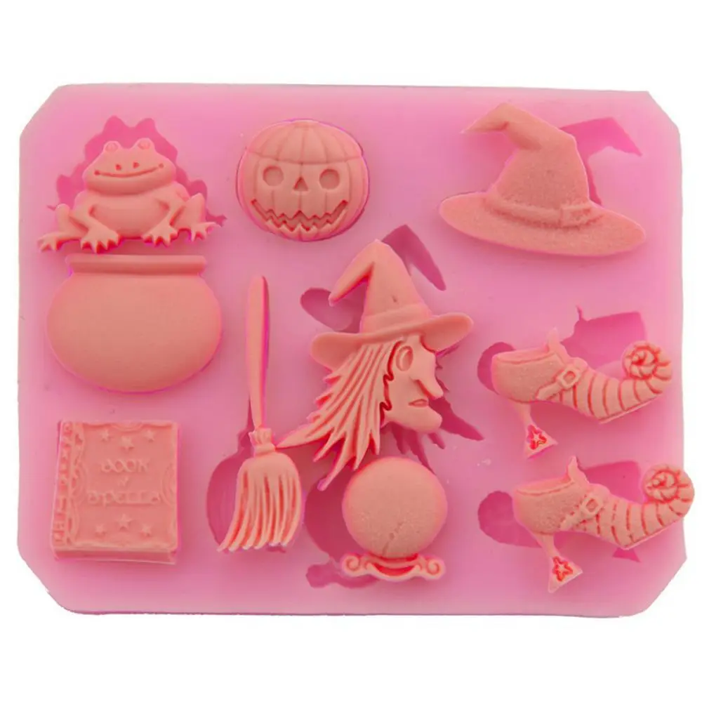 

3D DIY Halloween Pumpkin Hat Silicone Molds Cupcake Chocolate Fondant Cake Mold Sugarcraft Bakeware Halloween Cake Decoartion