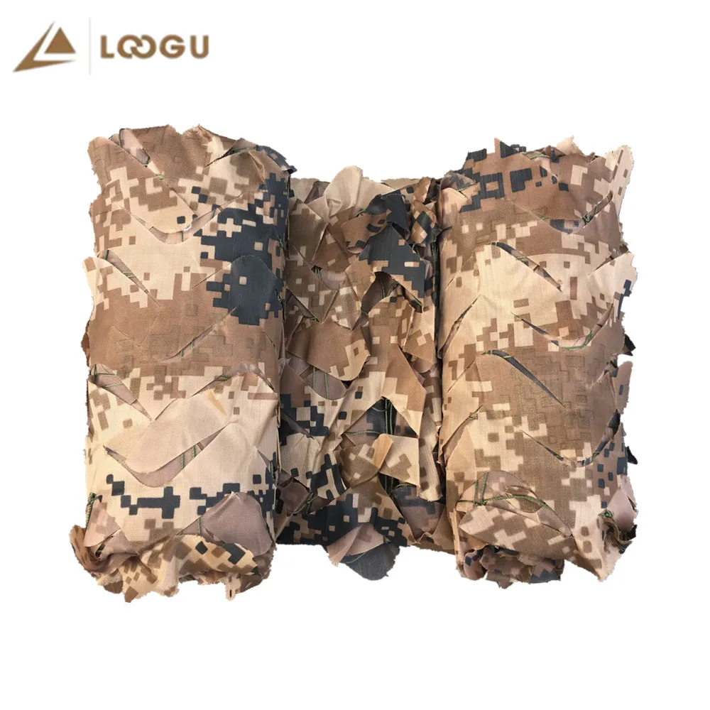 

LOOGU Reinforced Desert Sand Beige Army Camouflage Nets Military Hunting Garden Shade Hiding Mesh Camo Netting Outdoor Canopy