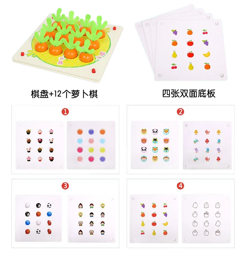 Детская Память шахматы родитель и ребенок Интерактивная настольная деревянная образовательная игра игрушка память наблюдение силы посвященная тренировке
