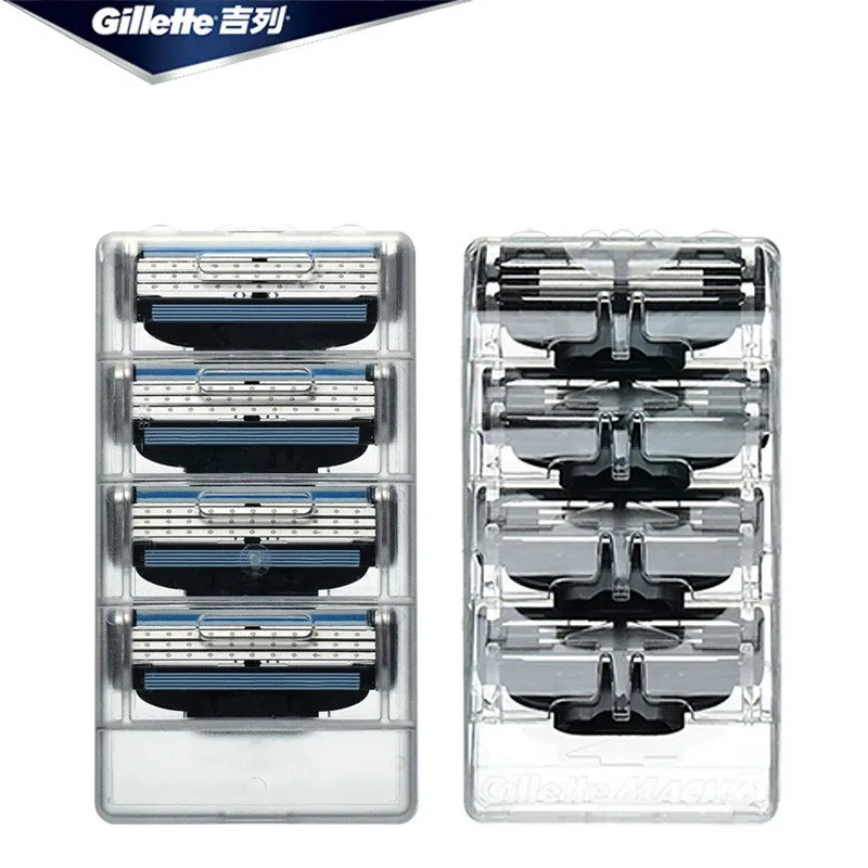 Genuine Gillette Mach 3 Men Manual Shaving Razor Blades For Men Brand Blade To Shave