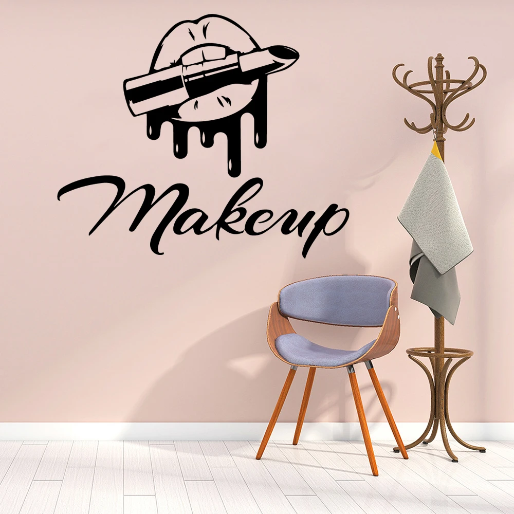 Виниловые обои для салона красоты современные настенные наклейки наклейка из