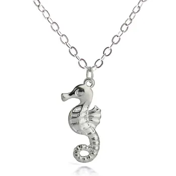 

Seahorse Tiny Pendant Necklaces Fashion Jewelry Charm Handmade Necklace